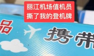 头等舱乘客登机牌被撕，丽江机场道歉：将按照规定严肃处理涉事员工